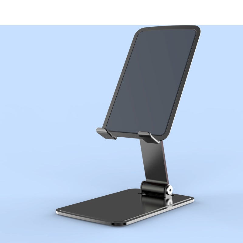Metal Aluminum Alloy Rotating Mobile Phone Holder Folding Desktop Mobile Phone Holder Lazy Portable Tablet Support Pad - Image 1